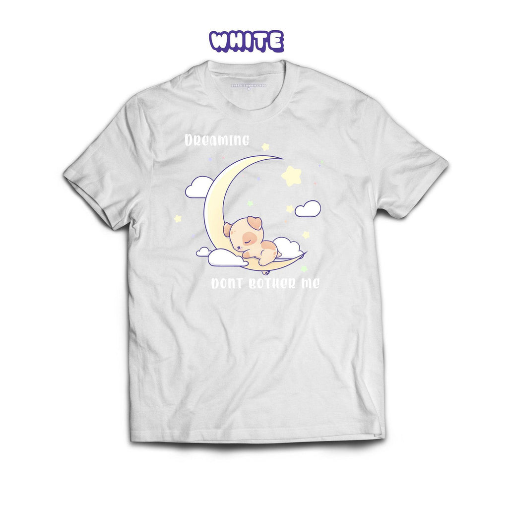 PuppyMoon T-shirt, White 100% Ringspun Cotton T-shirt