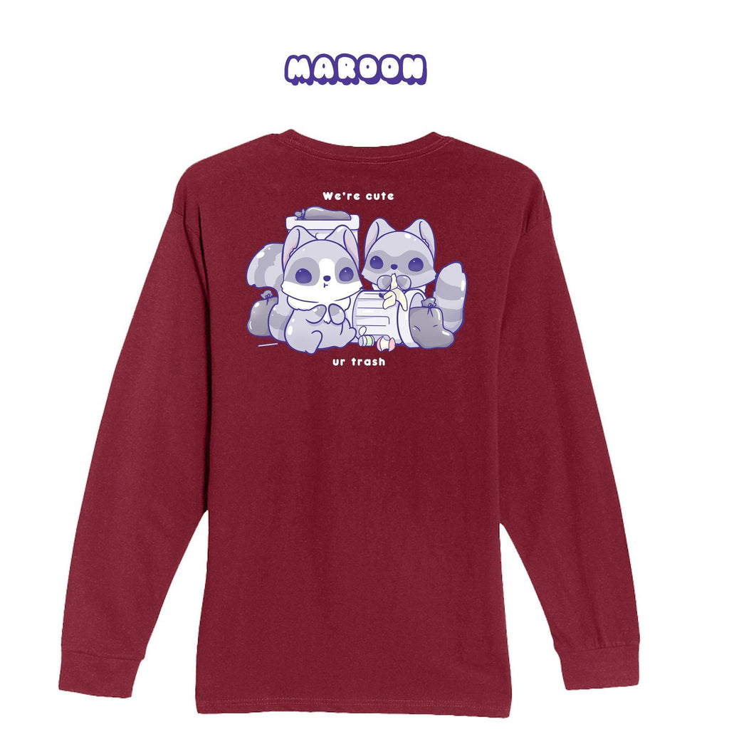 Racoons Maroon Longsleeve T-shirt