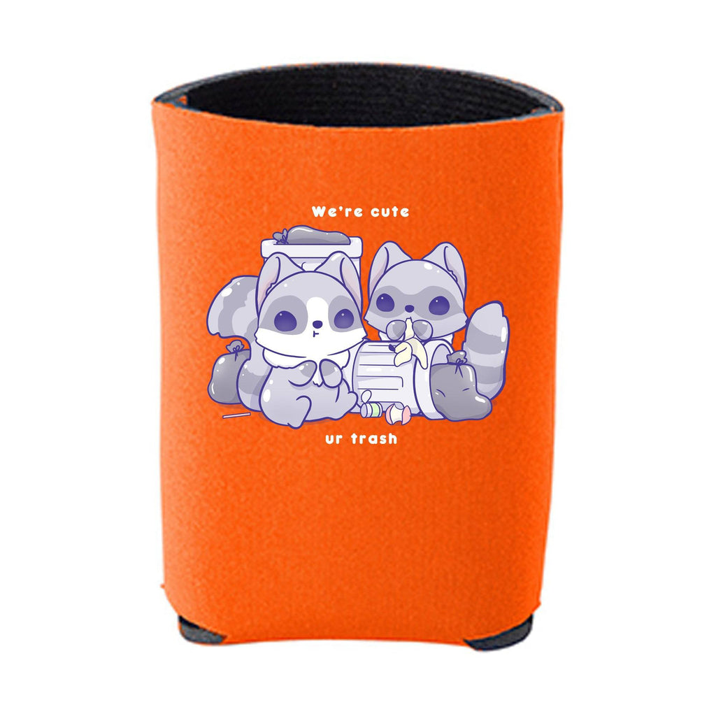 Kawaii Orange Racoons Beverage Holder