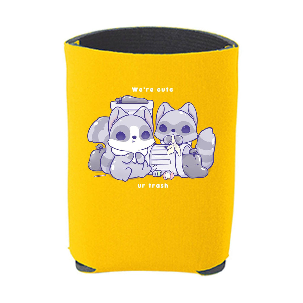 Kawaii Yellow Racoons Beverage Holder