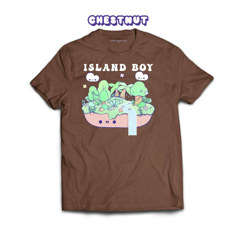 Rainforest T-shirt, Chestnut 100% Ringspun Cotton T-shirt