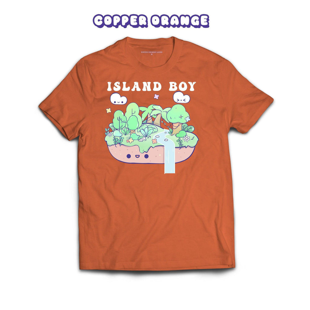 Rainforest T-shirt, Copper Orange 100% Ringspun Cotton T-shirt