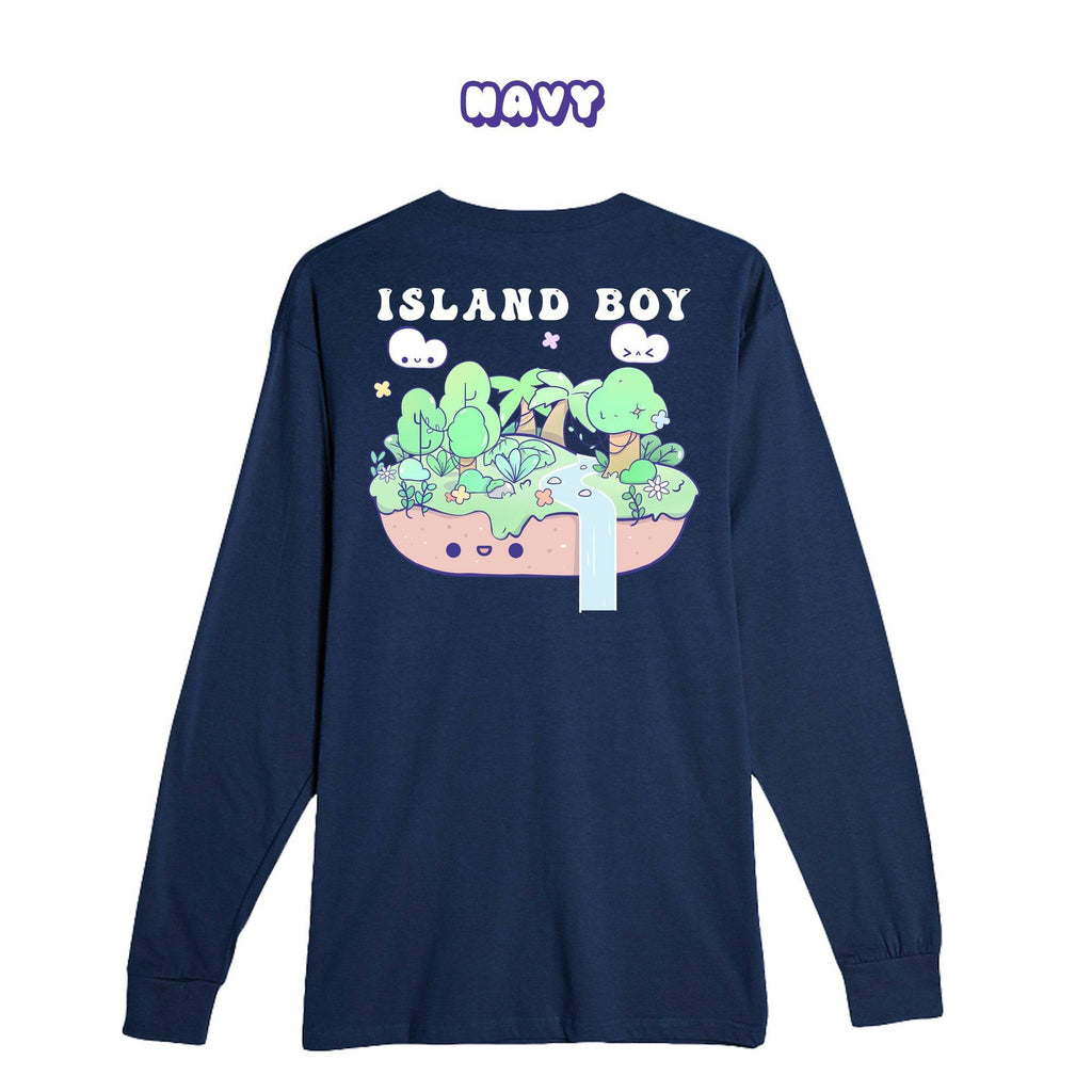 Rainforest Navy Longsleeve T-shirt