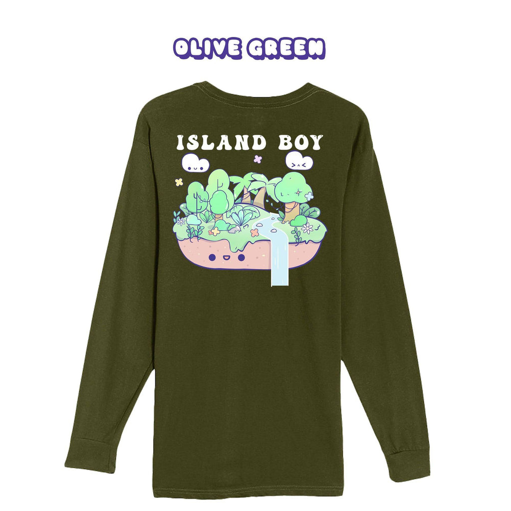 Rainforest Olive Green Longsleeve T-shirt