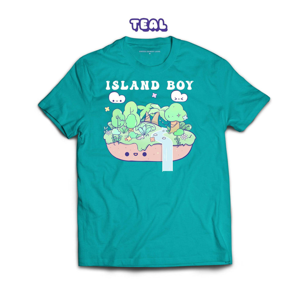 Rainforest T-shirt, Teal 100% Ringspun Cotton T-shirt