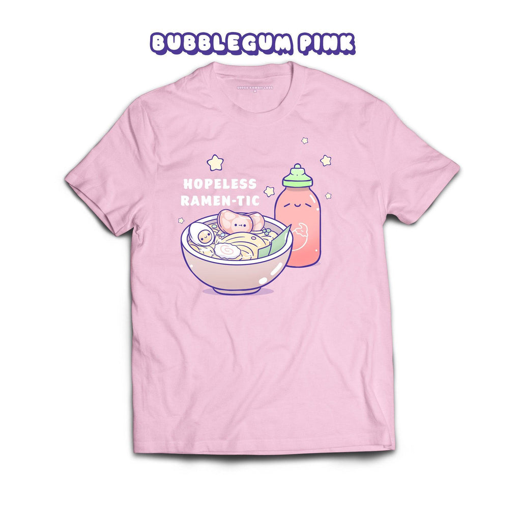 Ramen T-shirt, Bubblegum Pink 100% Ringspun Cotton T-shirt
