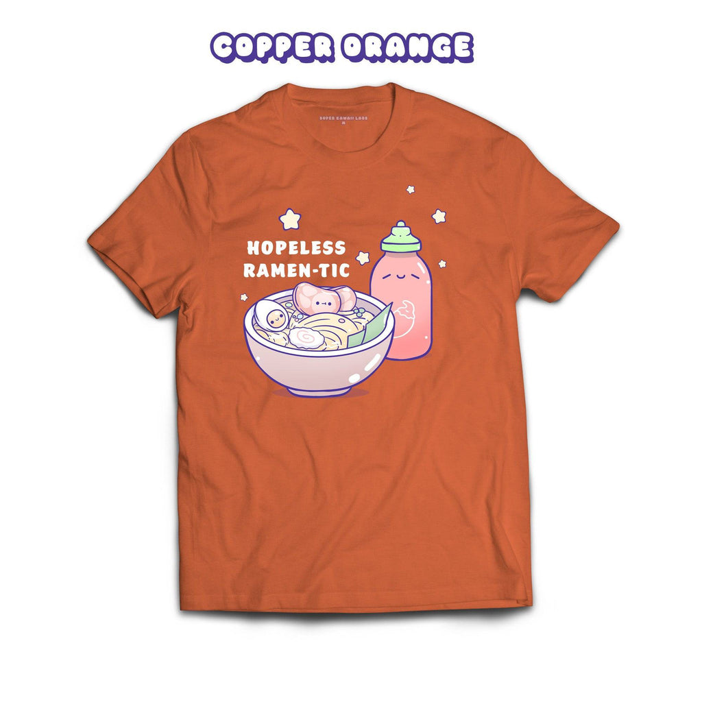 Ramen T-shirt, Copper Orange 100% Ringspun Cotton T-shirt