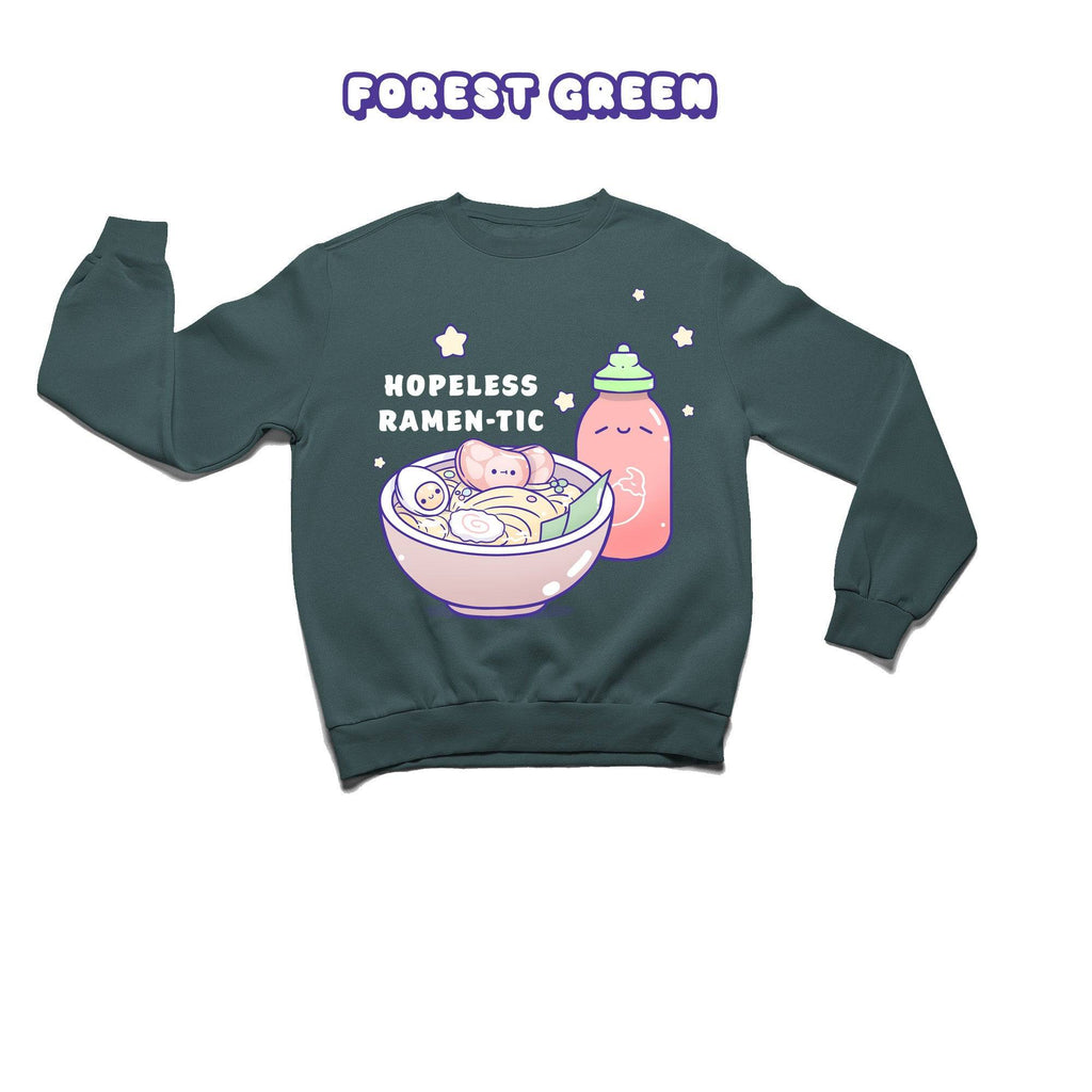 Ramen Forest Green Crewneck Sweatshirt