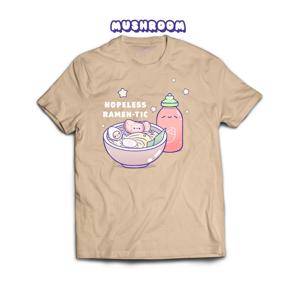 Ramen T-shirt, Mushroom 100% Ringspun Cotton T-shirt