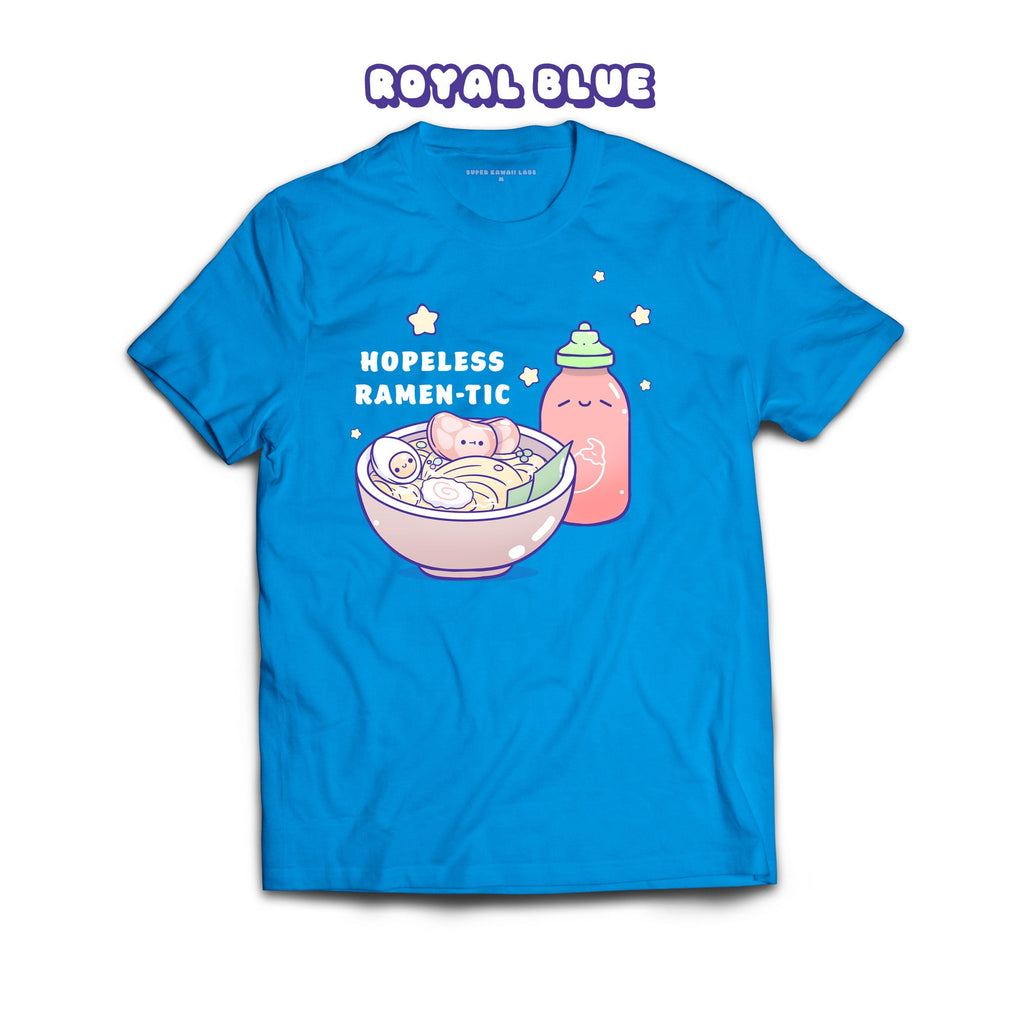 Ramen T-shirt, Royal Blue 100% Ringspun Cotton T-shirt