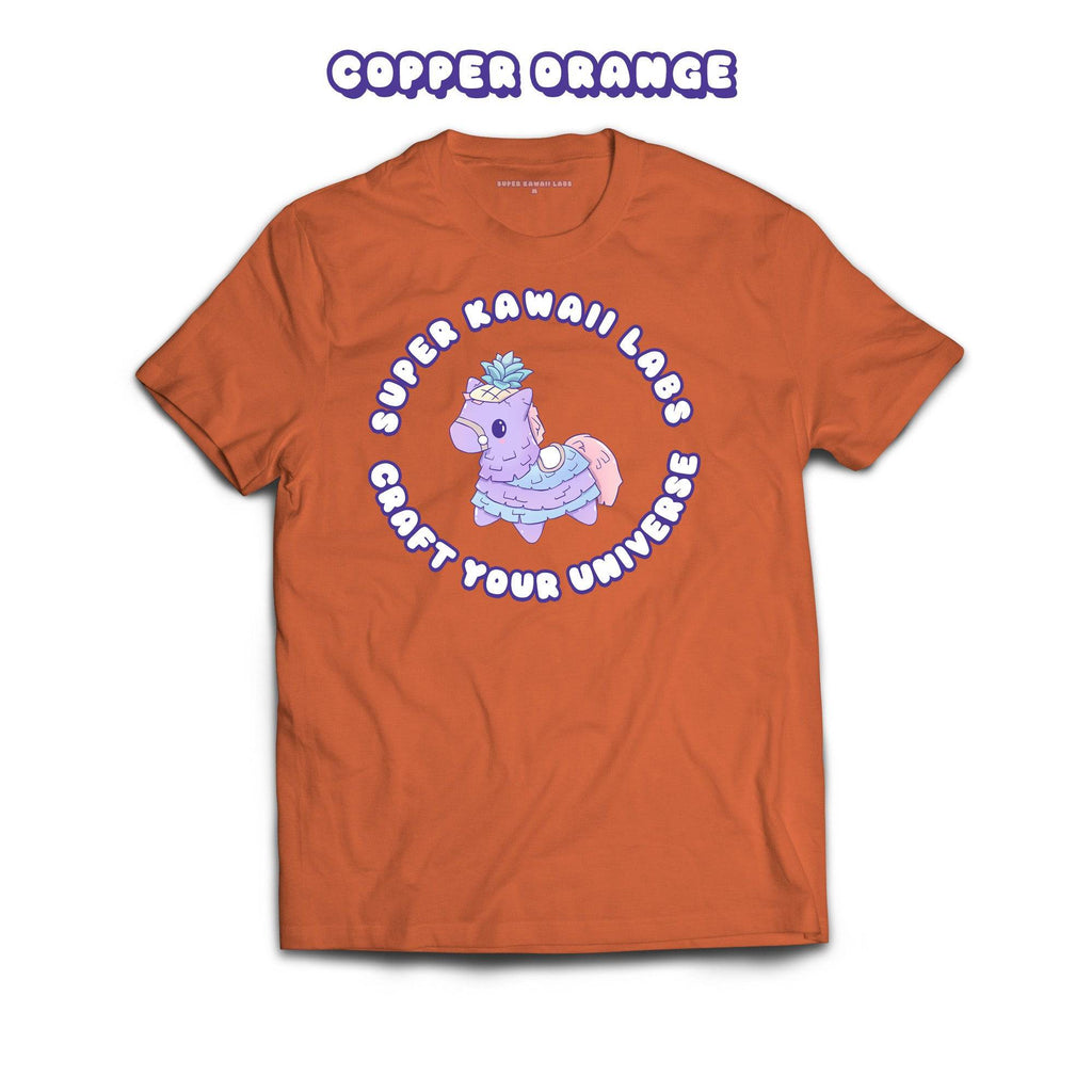 SKLCircle T-shirt, Copper Orange 100% Ringspun Cotton T-shirt