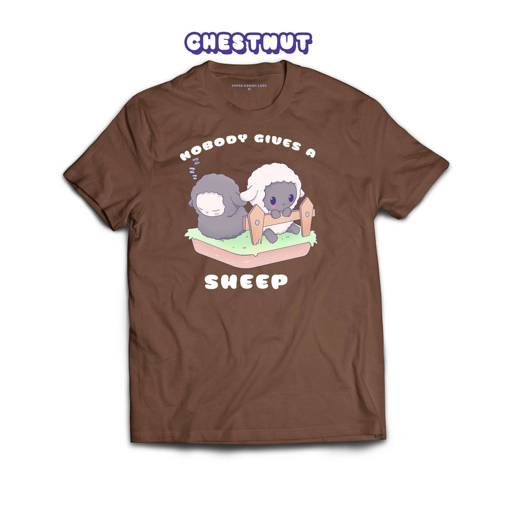 Sheep T-shirt, Chestnut 100% Ringspun Cotton T-shirt
