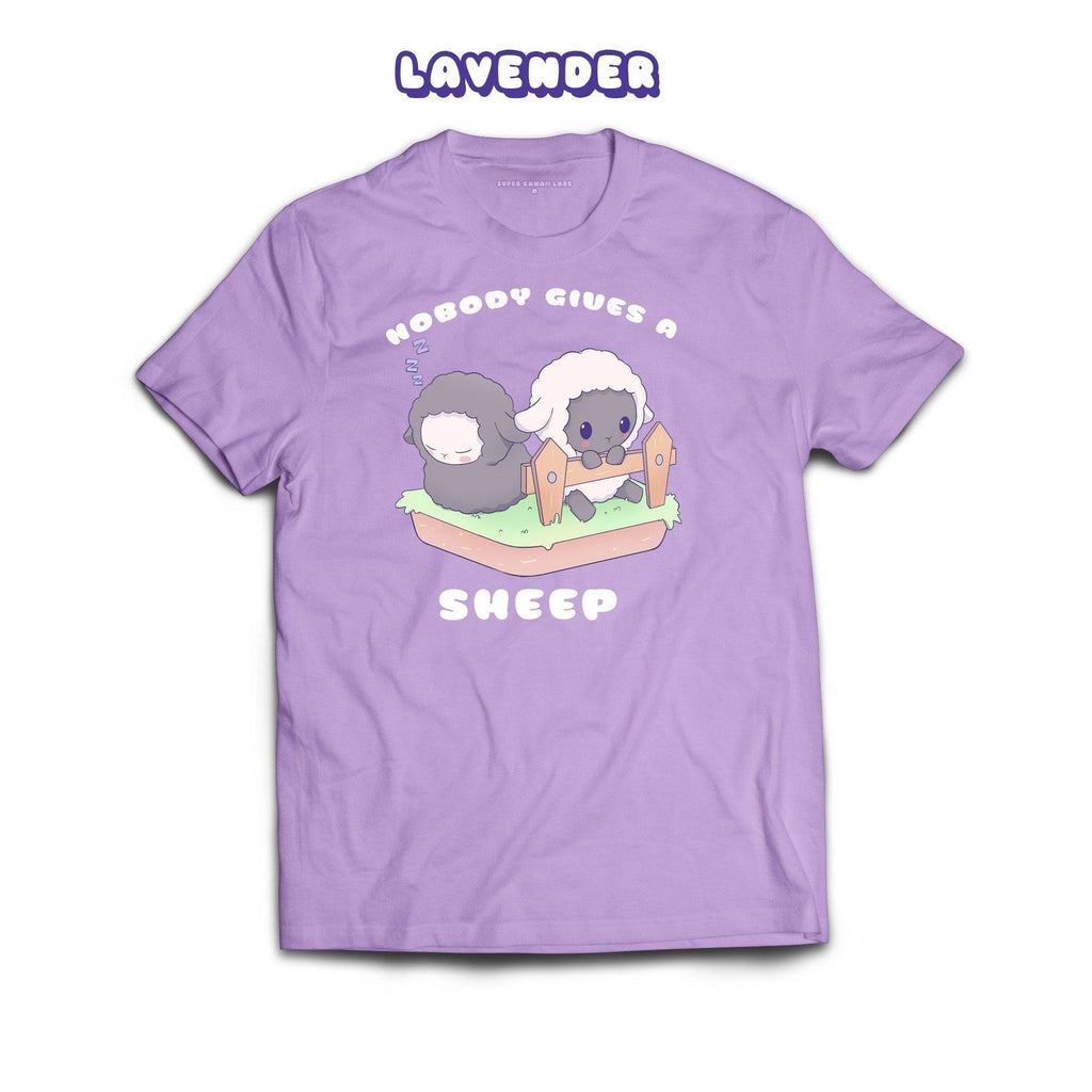 Sheep T-shirt, Lavender 100% Ringspun Cotton T-shirt
