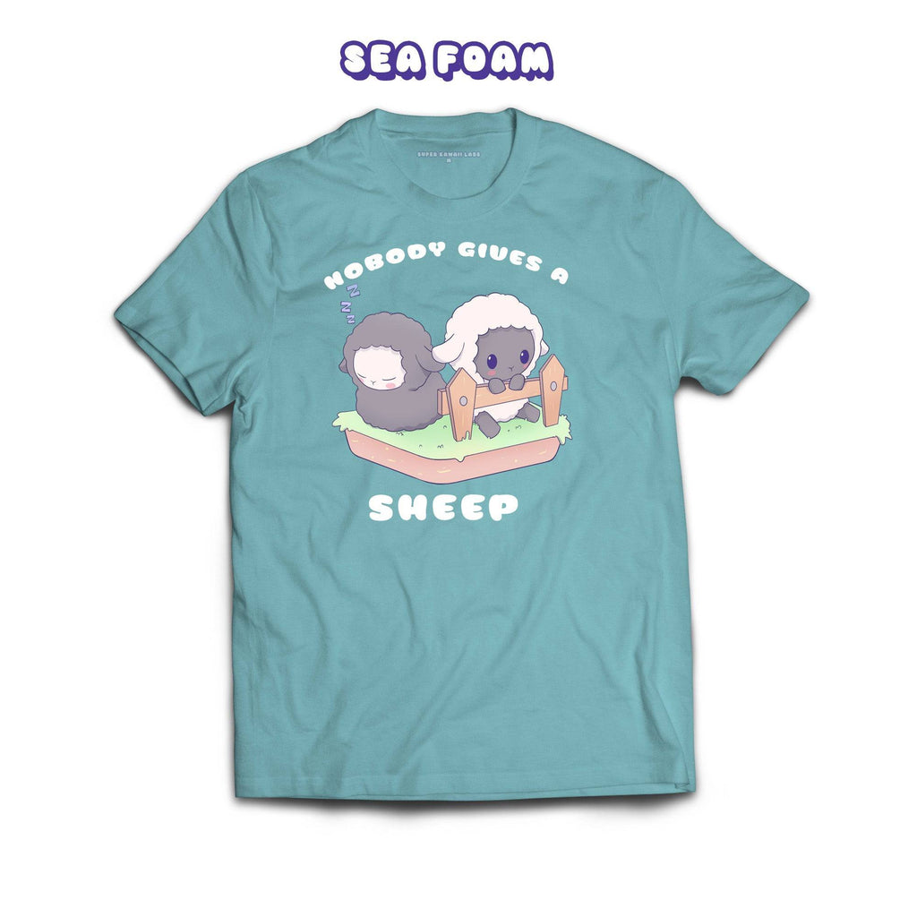 Sheep T-shirt, Sea Foam 100% Ringspun Cotton T-shirt