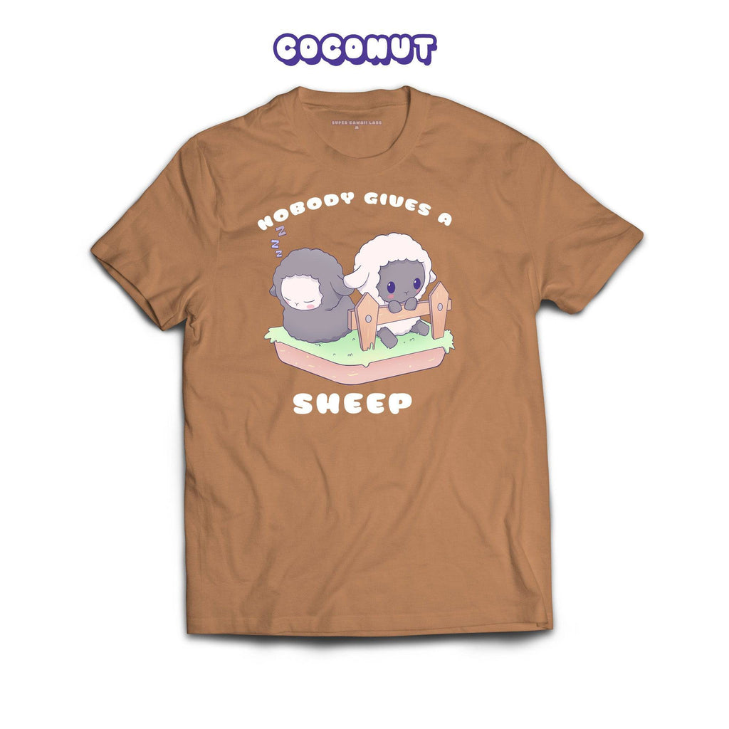 Sheep T-shirt, Toasted Coconut 100% Ringspun Cotton T-shirt