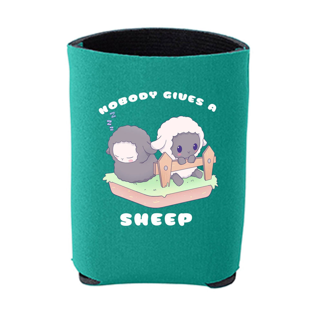 Kawaii Teal Sheep Beverage Holder