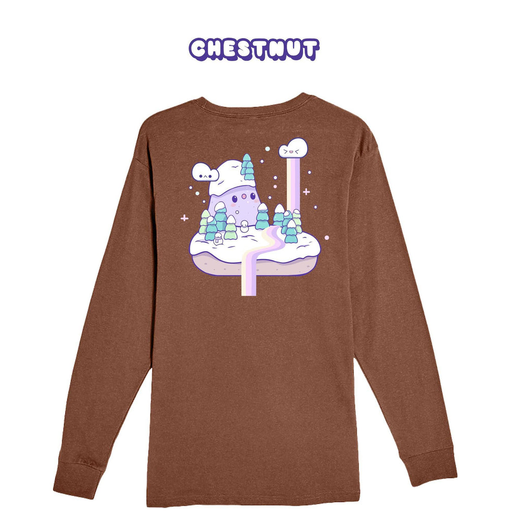 Snowy Mountain Chestnut Longsleeve T-shirt