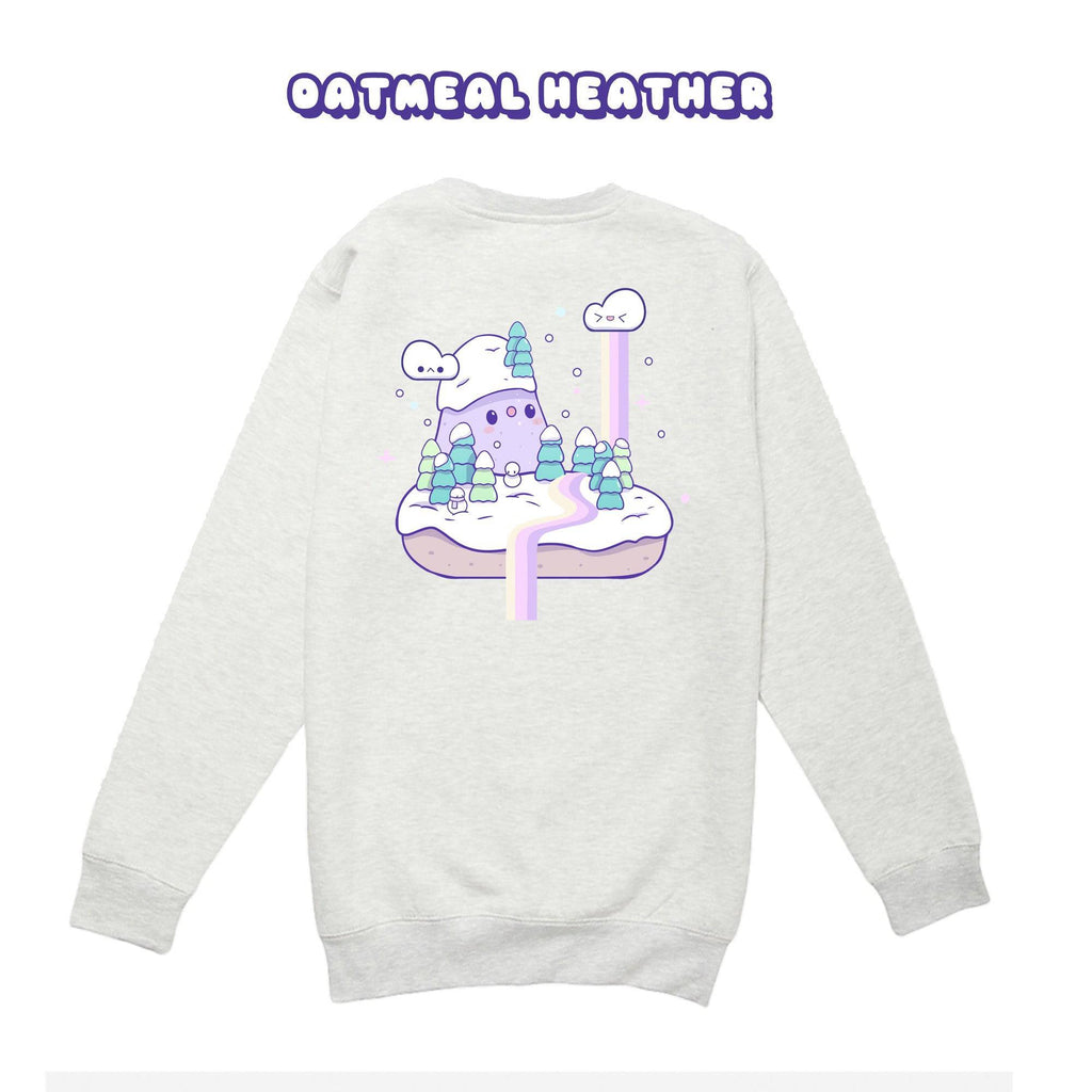 Snowy Island Crewneck Premium Sweater - Super Kawaii Labs