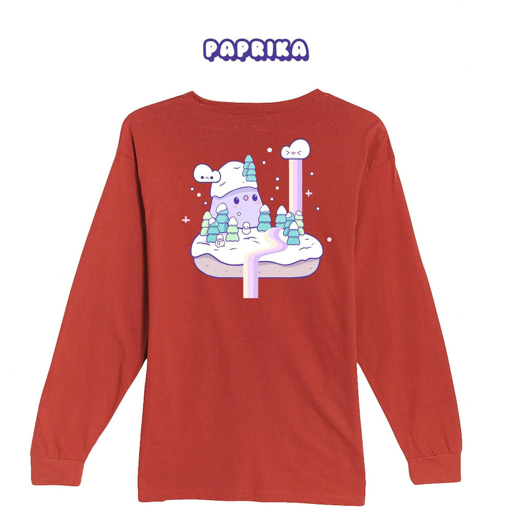Snowy Mountain Paprika Longsleeve T-shirt