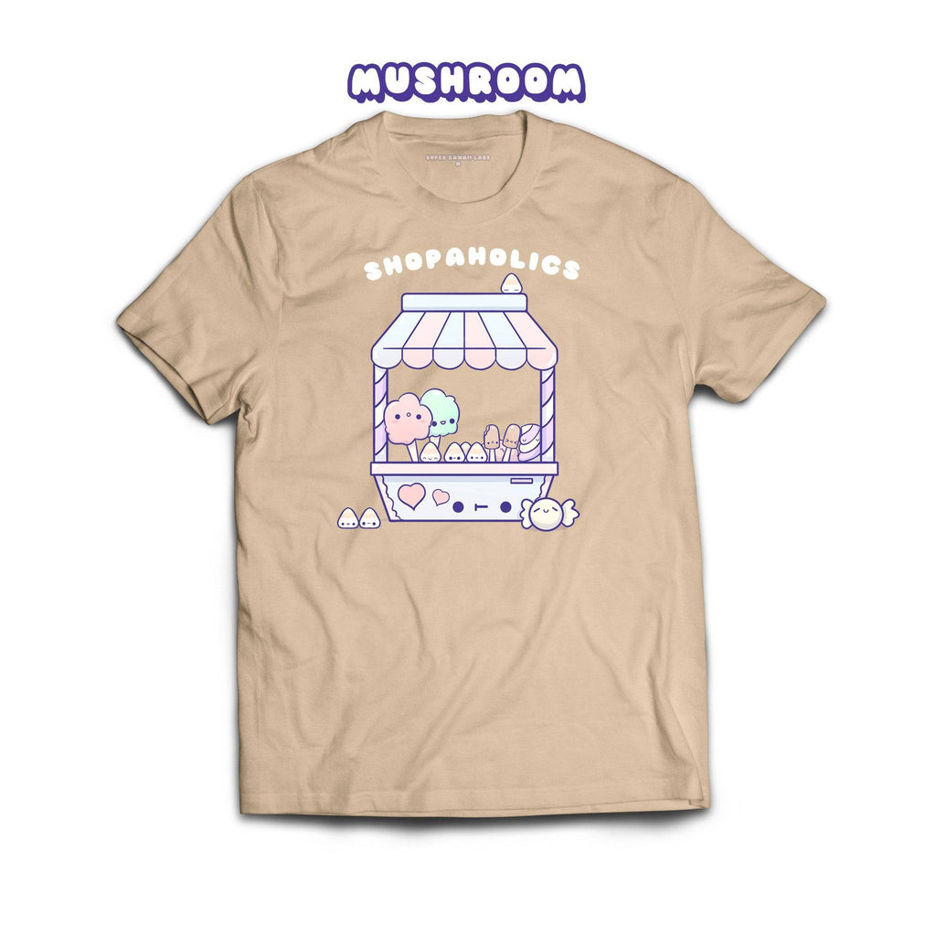 Stall T-shirt, Mushroom 100% Ringspun Cotton T-shirt