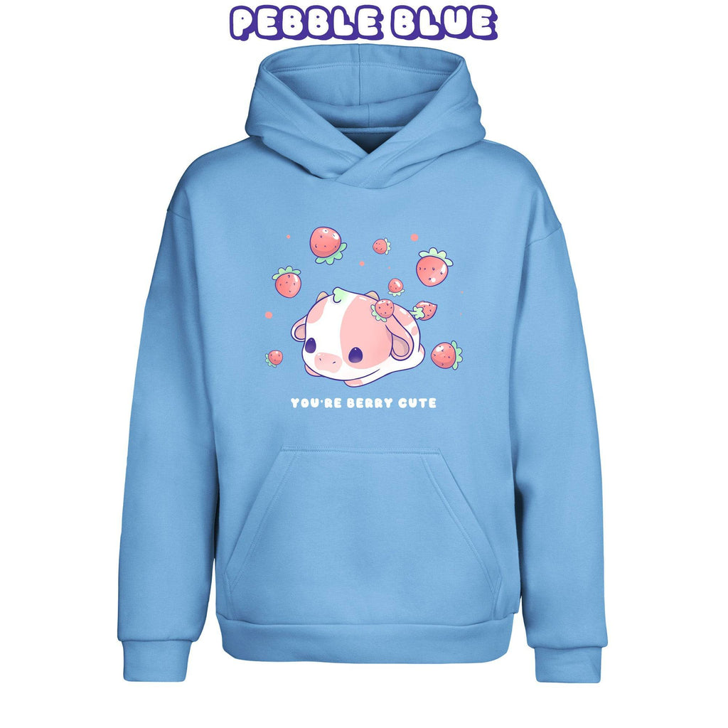 Strawberry Cow Pullover Urban Hoodie - Super Kawaii Labs