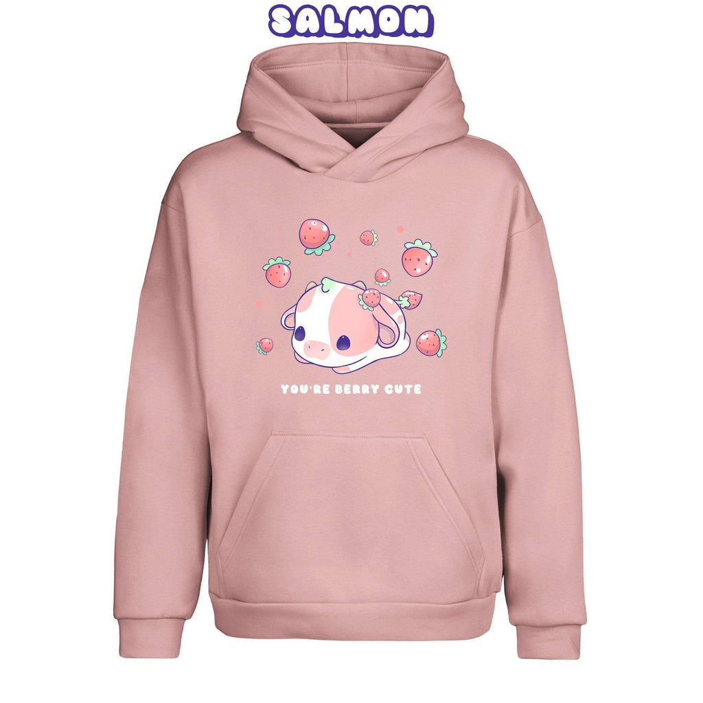 Strawberry Cow Pullover Urban Hoodie - Super Kawaii Labs