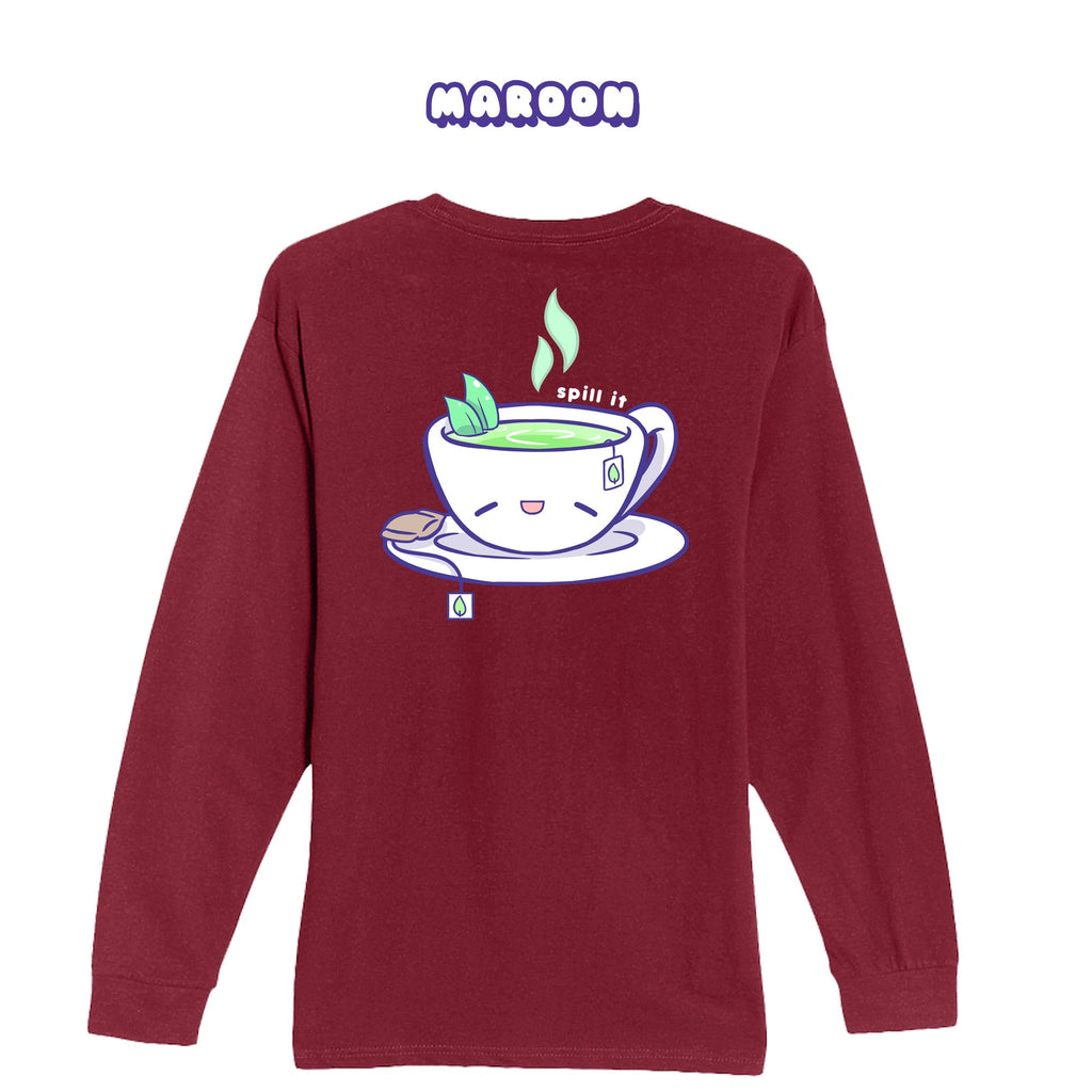 Tea Maroon Longsleeve T-shirt