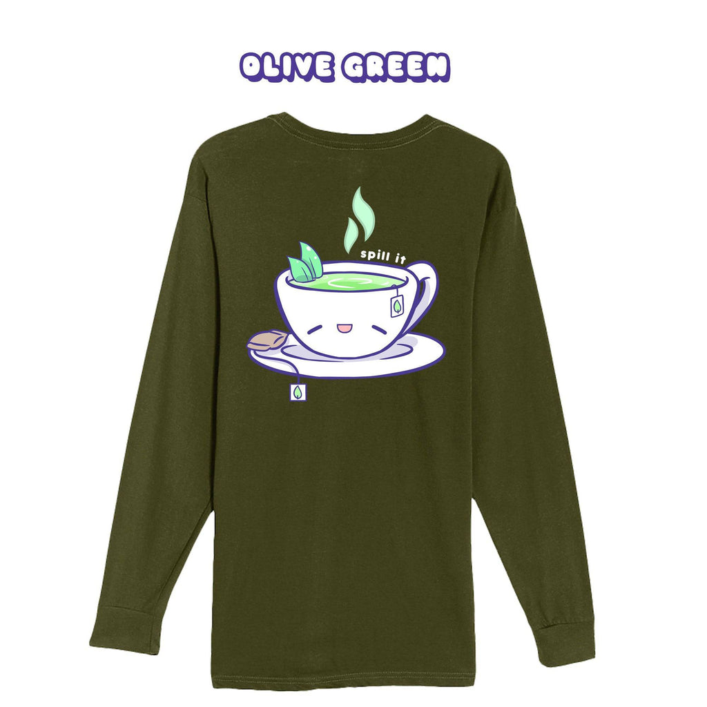 Tea Olive Green Longsleeve T-shirt