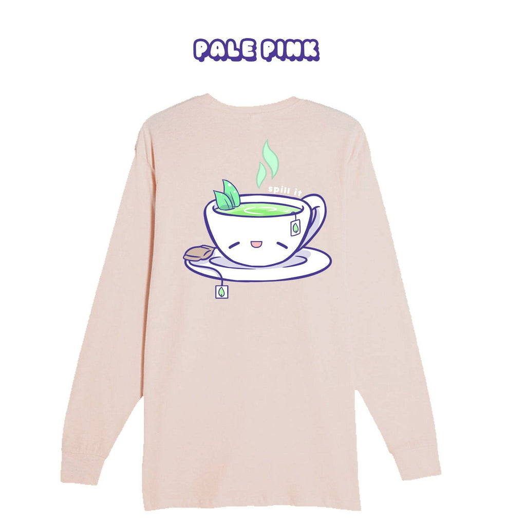 Tea Pale Pink Longsleeve T-shirt