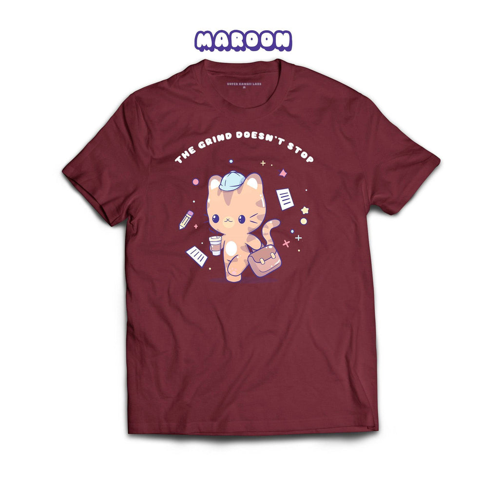 Tiger T-shirt, Maroon 100% Ringspun Cotton T-shirt