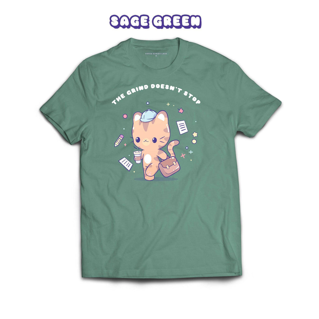 Tiger T-shirt, Sage 100% Ringspun Cotton T-shirt
