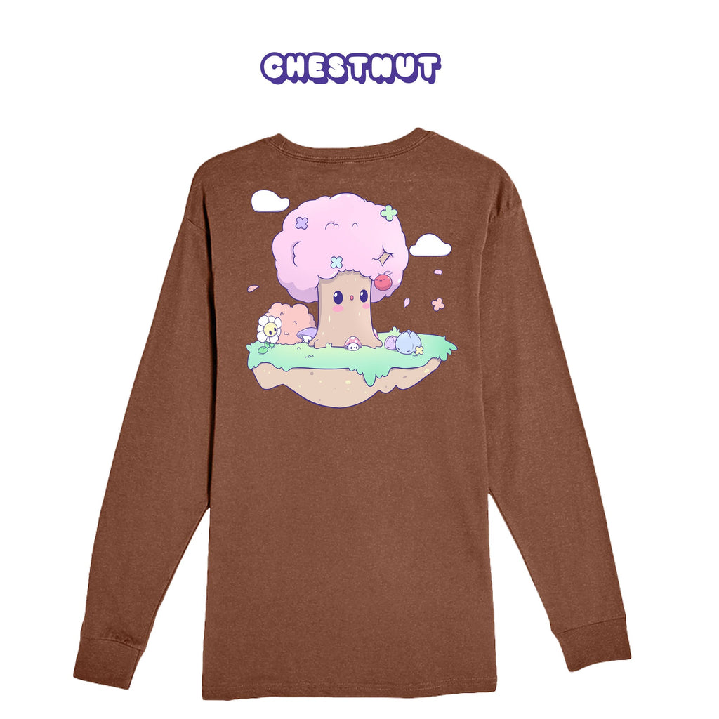 Pink Tree Longsleeve T-shirt - Super Kawaii Labs