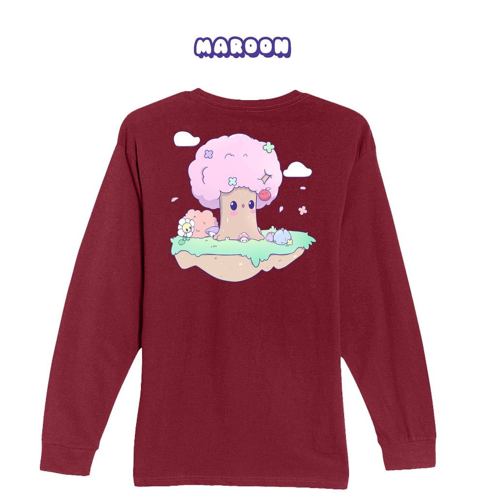 Pink Tree Longsleeve T-shirt - Super Kawaii Labs