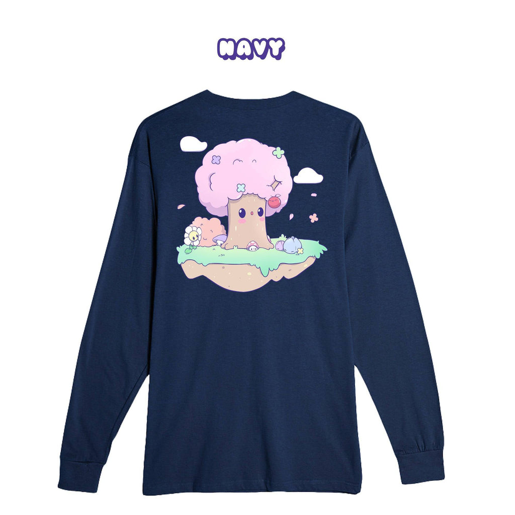 Pink Tree Longsleeve T-shirt - Super Kawaii Labs