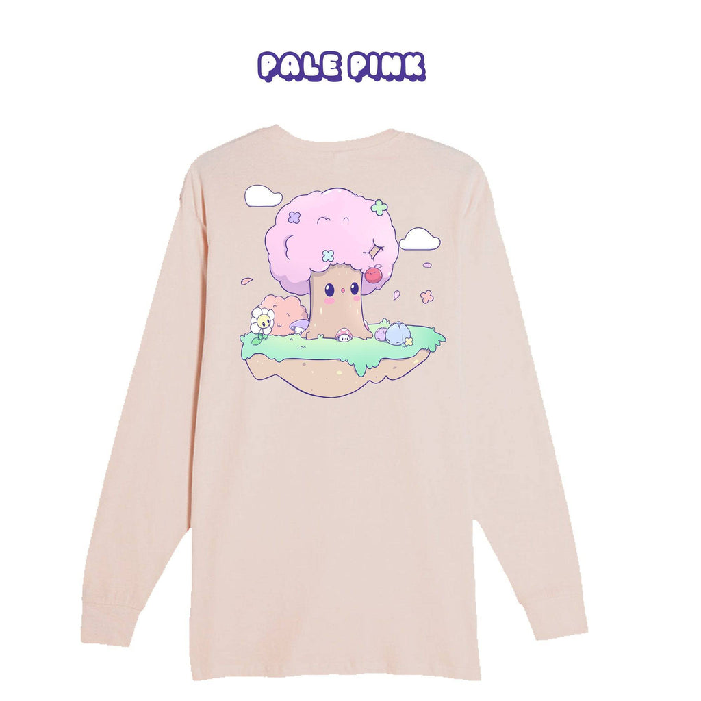 Pink Tree Longsleeve T-shirt - Super Kawaii Labs