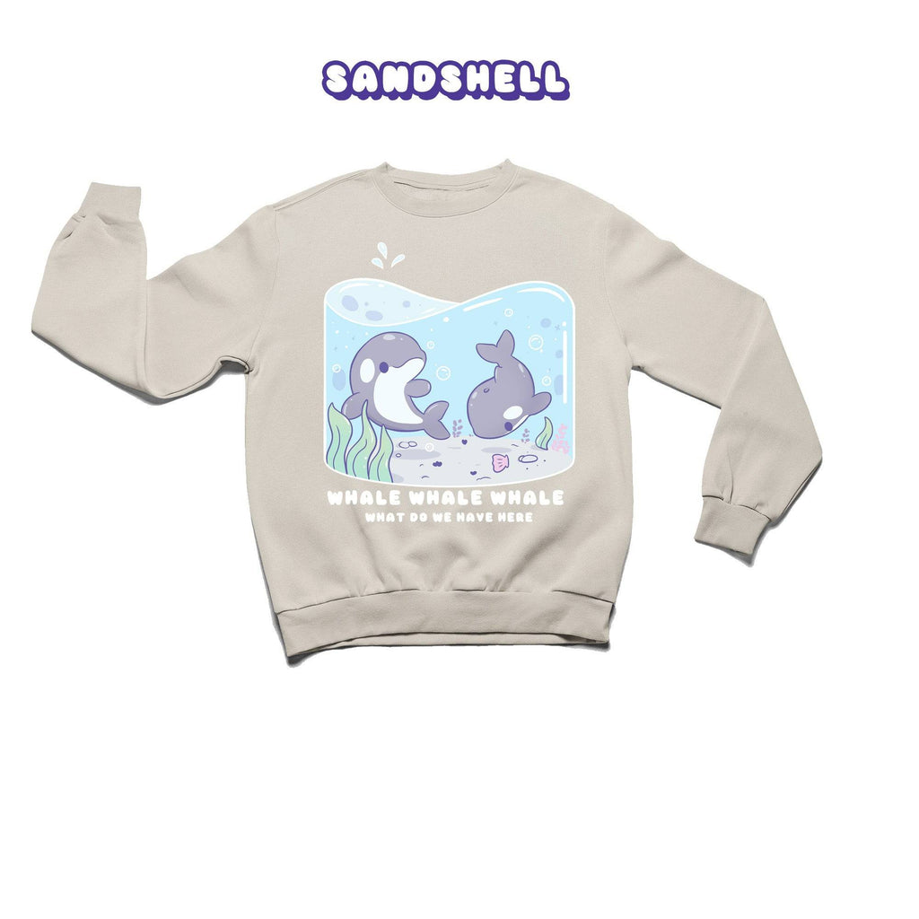 Whales Crewneck Premium Sweater - Super Kawaii Labs