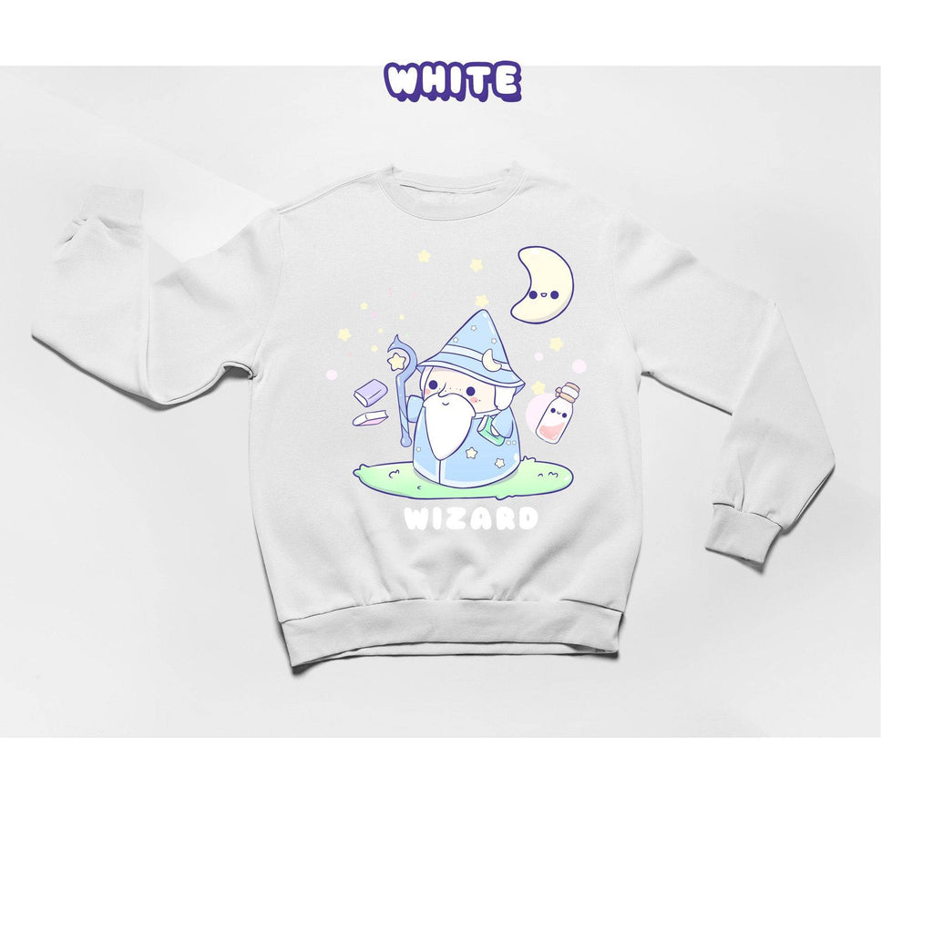 Wizard Crewneck Premium Sweater - Super Kawaii Labs