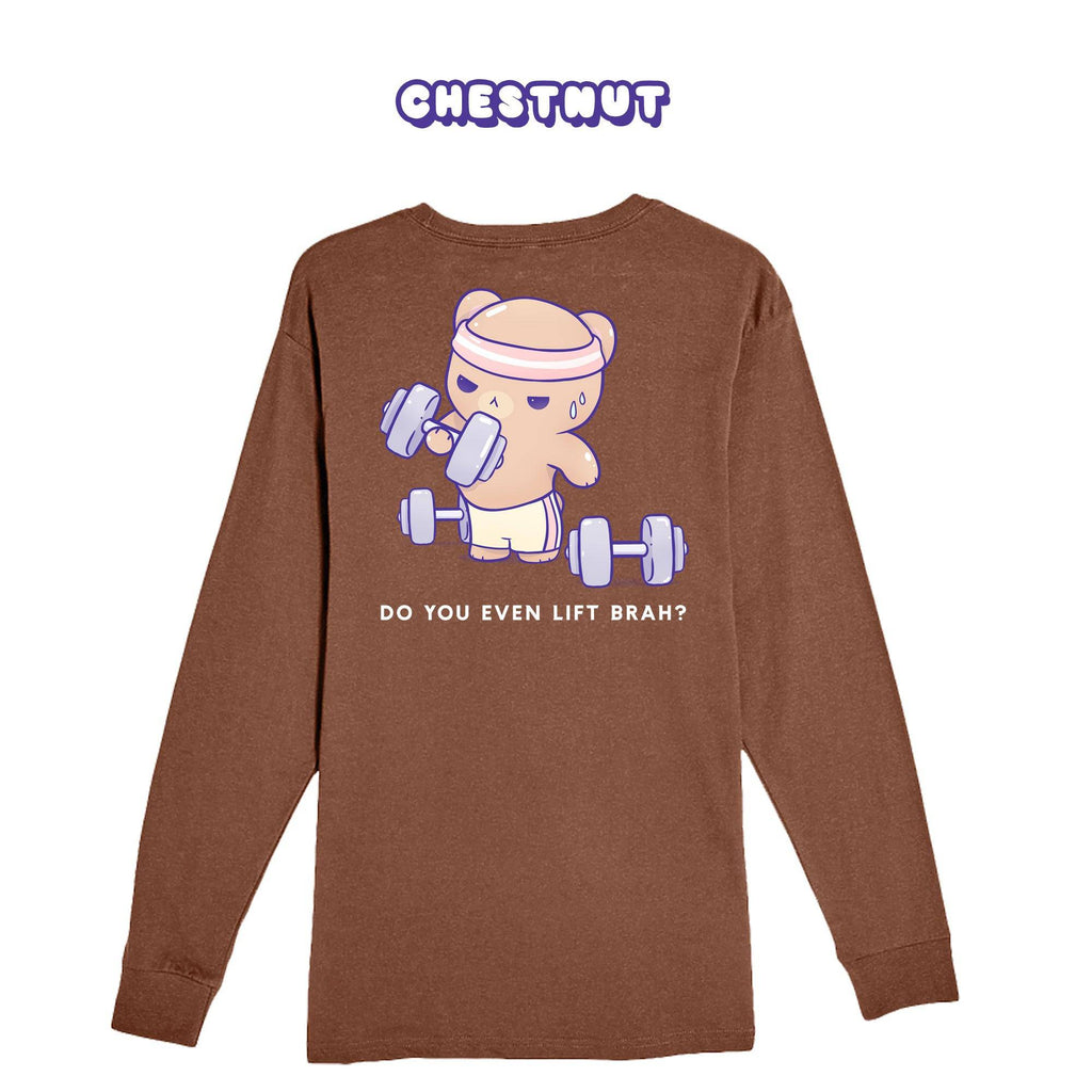 Workout Chestnut Longsleeve T-shirt