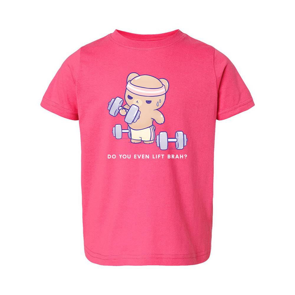 Workout Hot Pink Toddler T-shirt
