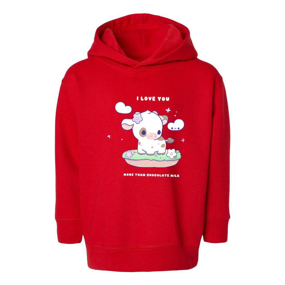 Red Toddler Fleece Pullover Hoodie